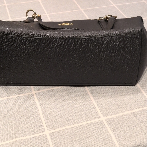 Coach Black Saffiano Leather Tote - Picture 8 of 9